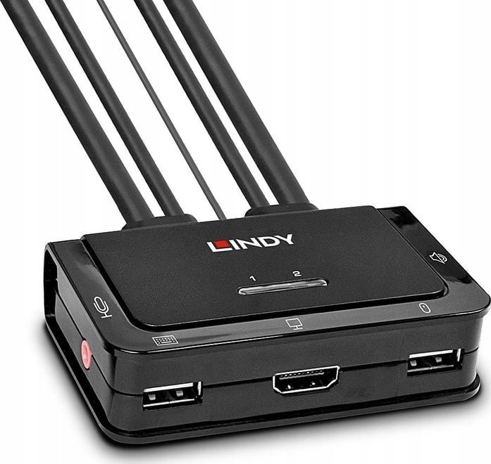 LINDY 2 Port HDMI 2.0