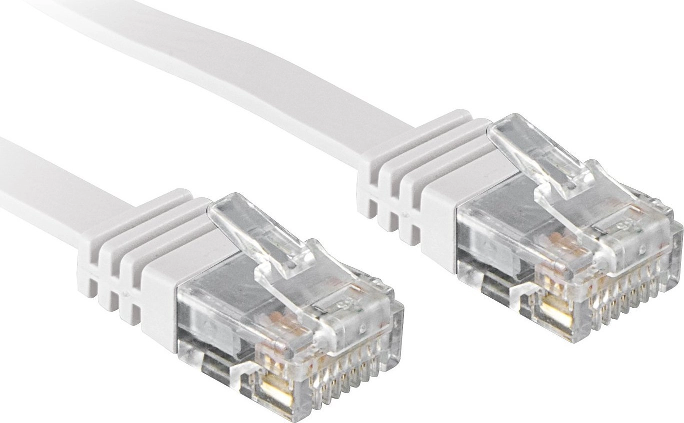LINDY patch cable Cat6 flat ribbon