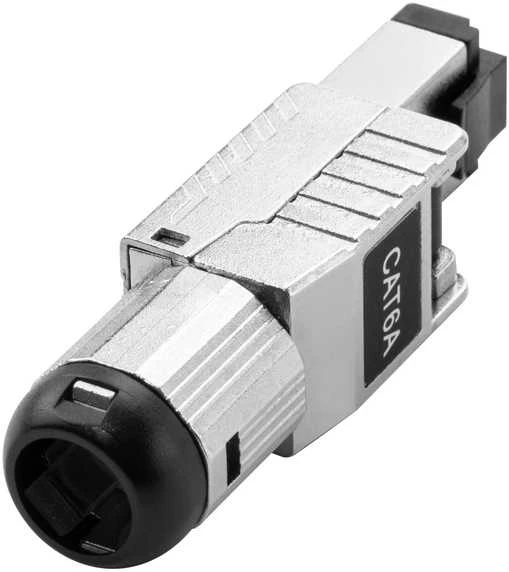 Beznarzędziowa wtyczka RJ-45 Cat.6/6A do