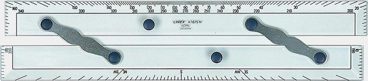 Linex parallel lineal A1615M 38cm transparent