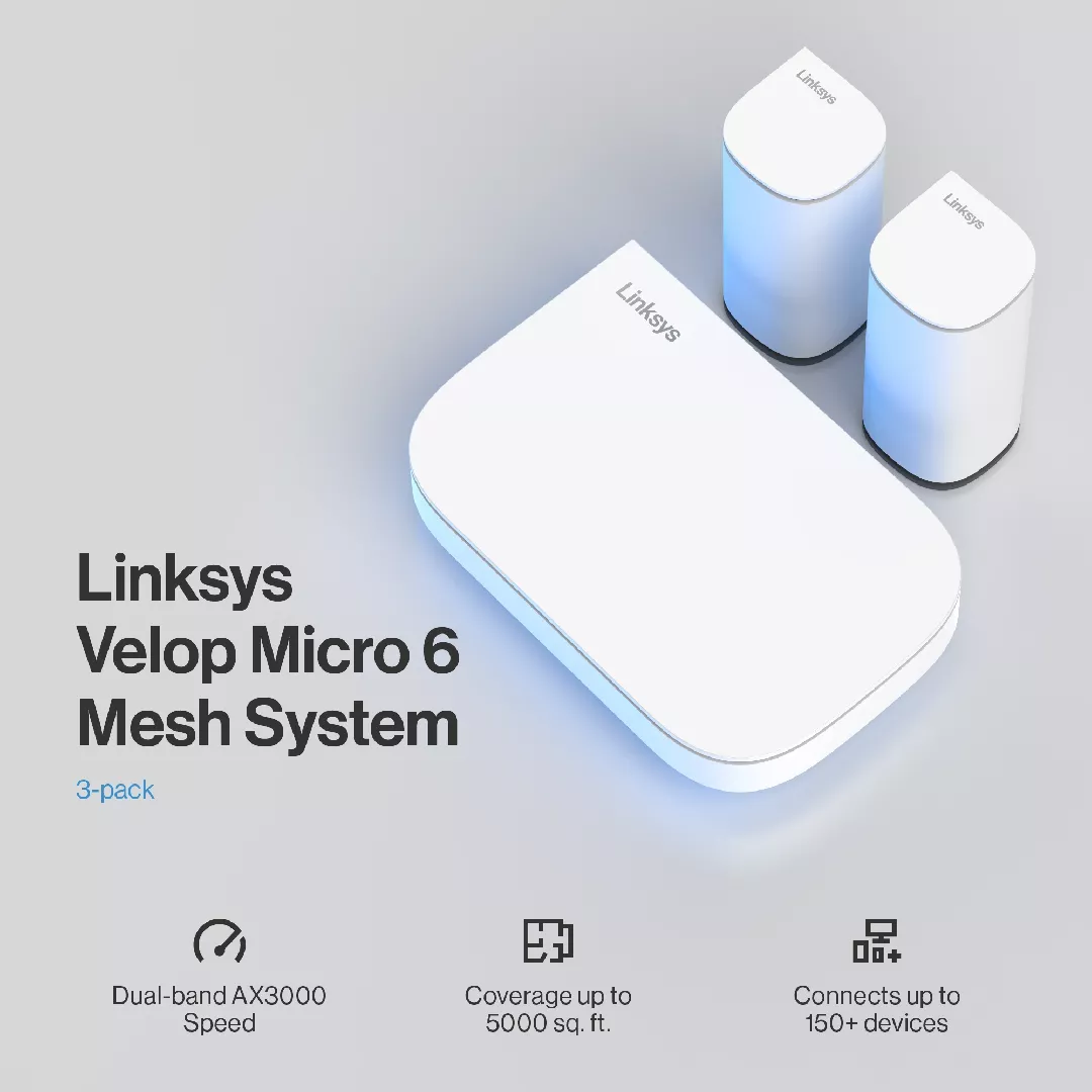 Linksys Velop Micro 6 Mesh System