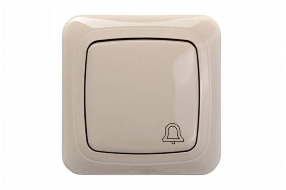 DOORBELL SWITCH BEIGE LIREGUS 14964662 IESJ1_10-001_A/S