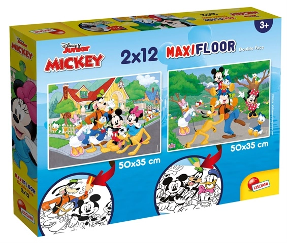 Lisciani Disney Puzzle Maxifloor 2 x