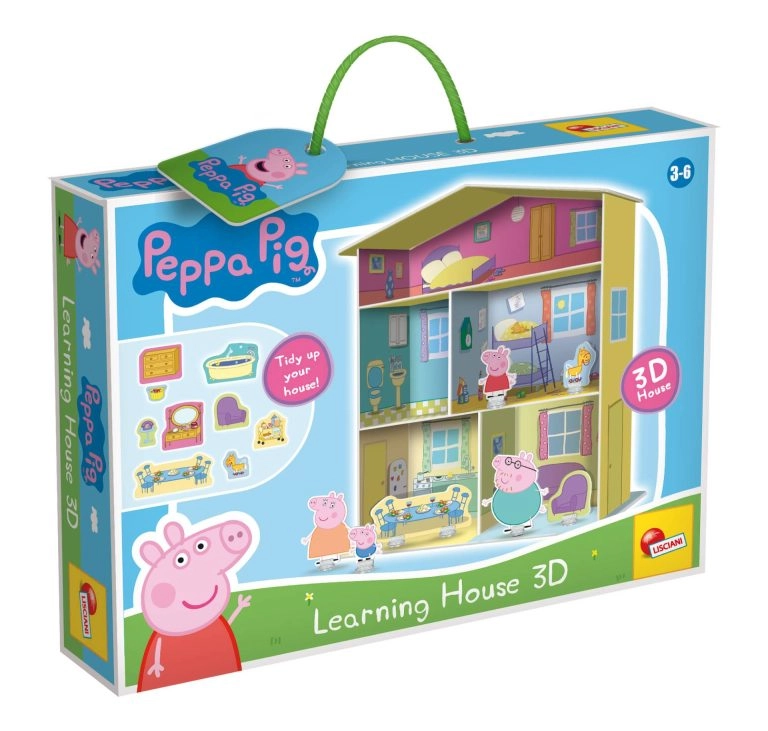 Lisciani Peppa Pig Learning House 3D