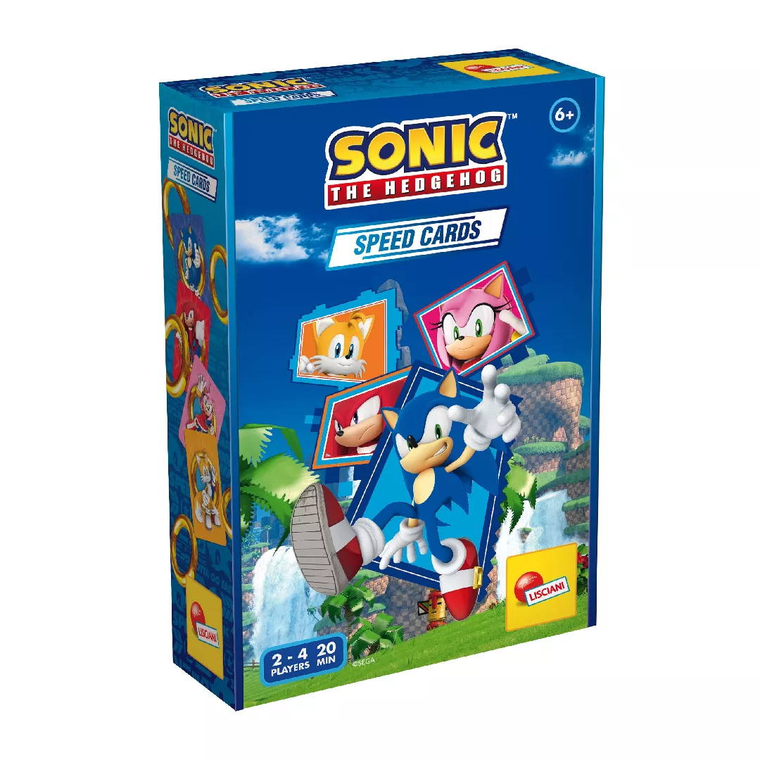 Lisciani Sonic Speed Cards In Display