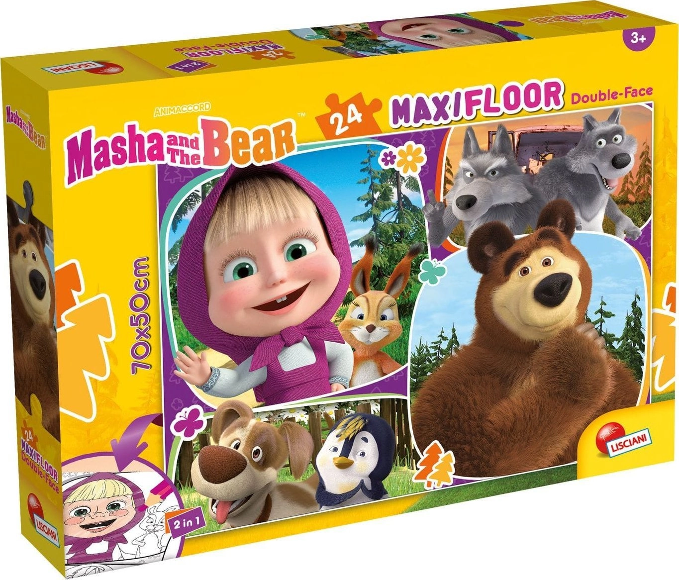 LISCIANI PUZZLE MASZA I NIEDŹWIEDŹ DF