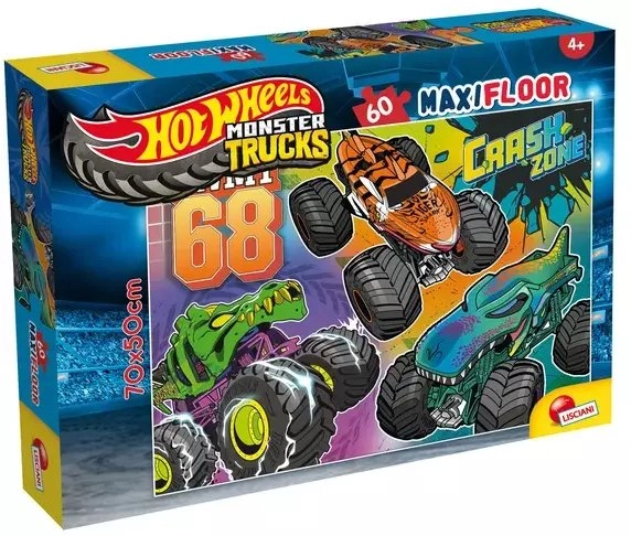 Lisciani LISCIANI PUZZLE HOT WHEELS MAXIFLOOR