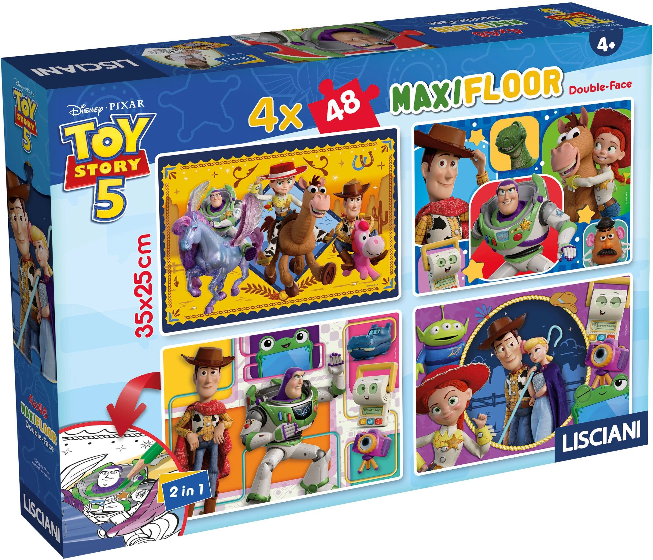 Lisciani DISNEY PUZZLE DF MAXIFLOOR 4