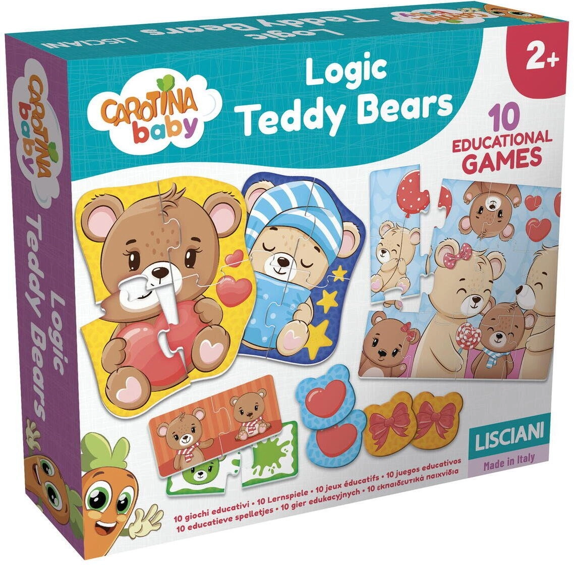 Lisciani CAROTINA BABY LOGIC TEDDY BEARS