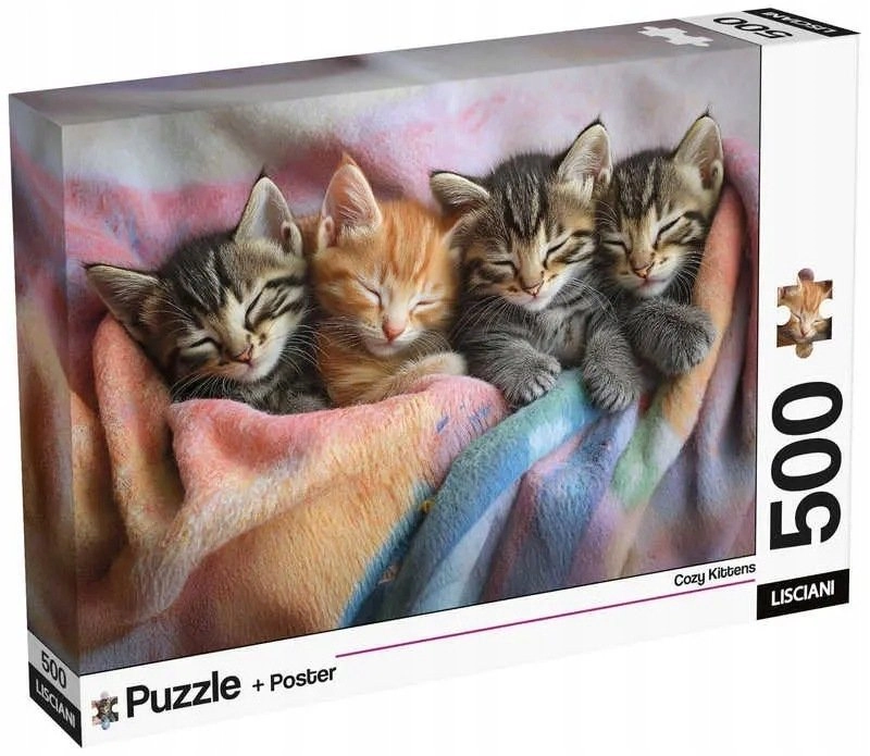 Lisciani Puzzle Adults Kittens 500 ELEMENTS