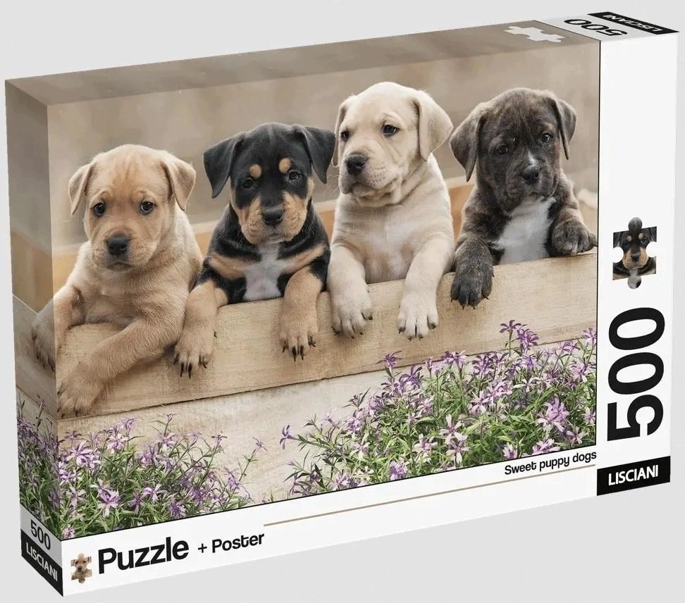 Lisciani LISCIANI PUZZLE ADULTS PUPPIES 500