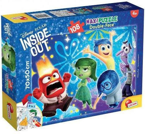 Lisciani Puzzle dwustronne 108el Maxi Inside
