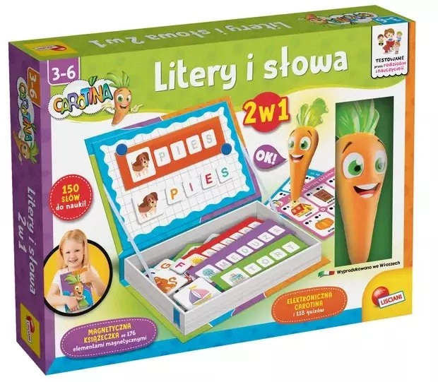 Lisciani LISCIANI CAROTINA LITERY I SLOWA
