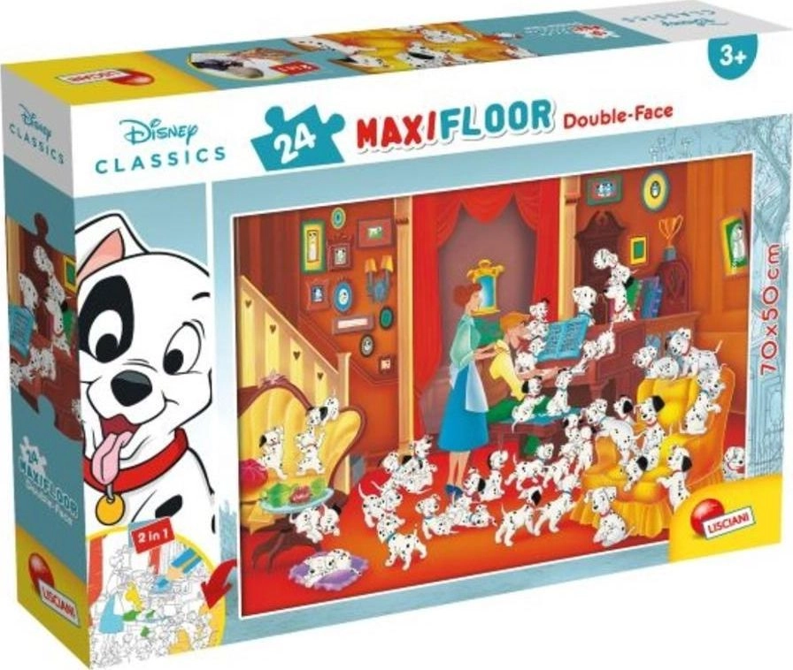 Lisciani Double floor puzzle Maxi 24