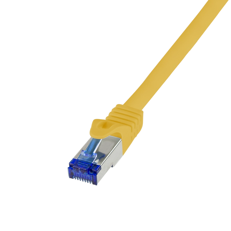LogiLink C6A047S networking cable Yellow 1