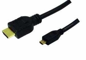 LogiLink HDMI/microHDMI  2.0m HDMI cable