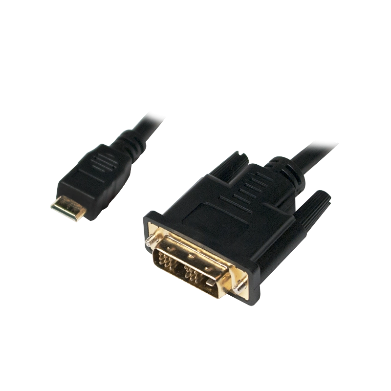 LogiLink Mini-HDMI - DVI-D M/M 1m