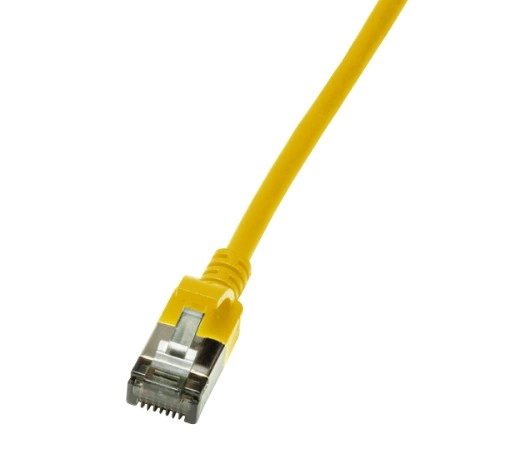 LogiLink Slim U/FTP networking cable Yellow