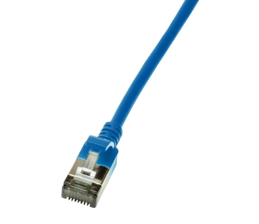 LogiLink Slim U/FTP networking cable Blue