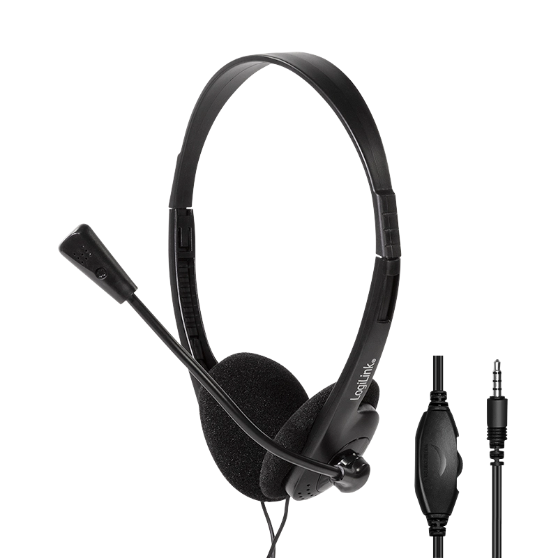 LogiLink On-Ear Stereo Headset HS0055