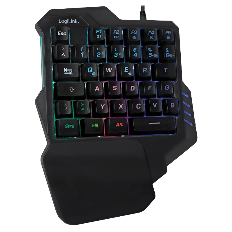 LogiLink ID0181 tastatūra Speļu USB Angļu Melns