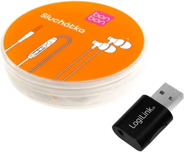Set: BONBON headset + Logilink UA0299