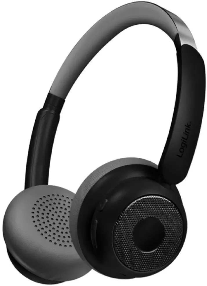 LogiLink BT0072 Over Ear Headphones Bluetooth