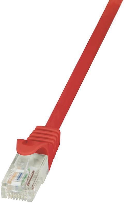 Patchcord CAT.6 U/UTP 10m czerwony