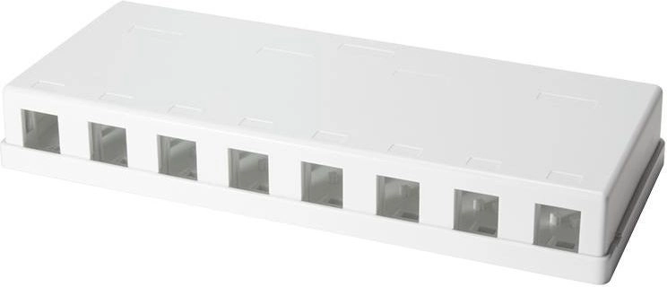 LogiLink Keystone surface-mounted box 8 UTP