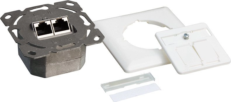 Logilink Cat.6A connection box  2x