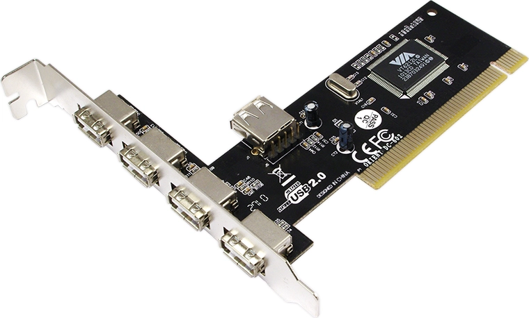 Logilink  4+1-port USB 2.0  PCI