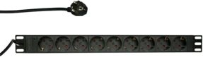 Logilink power strip 19" 9-way without