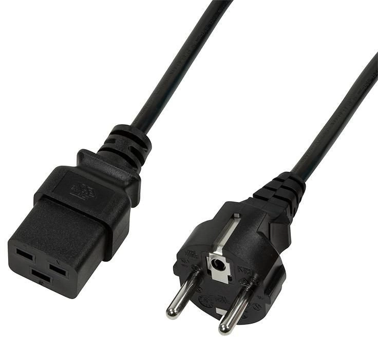 Logilink Power Cord  CEE 7/7-IEC C19