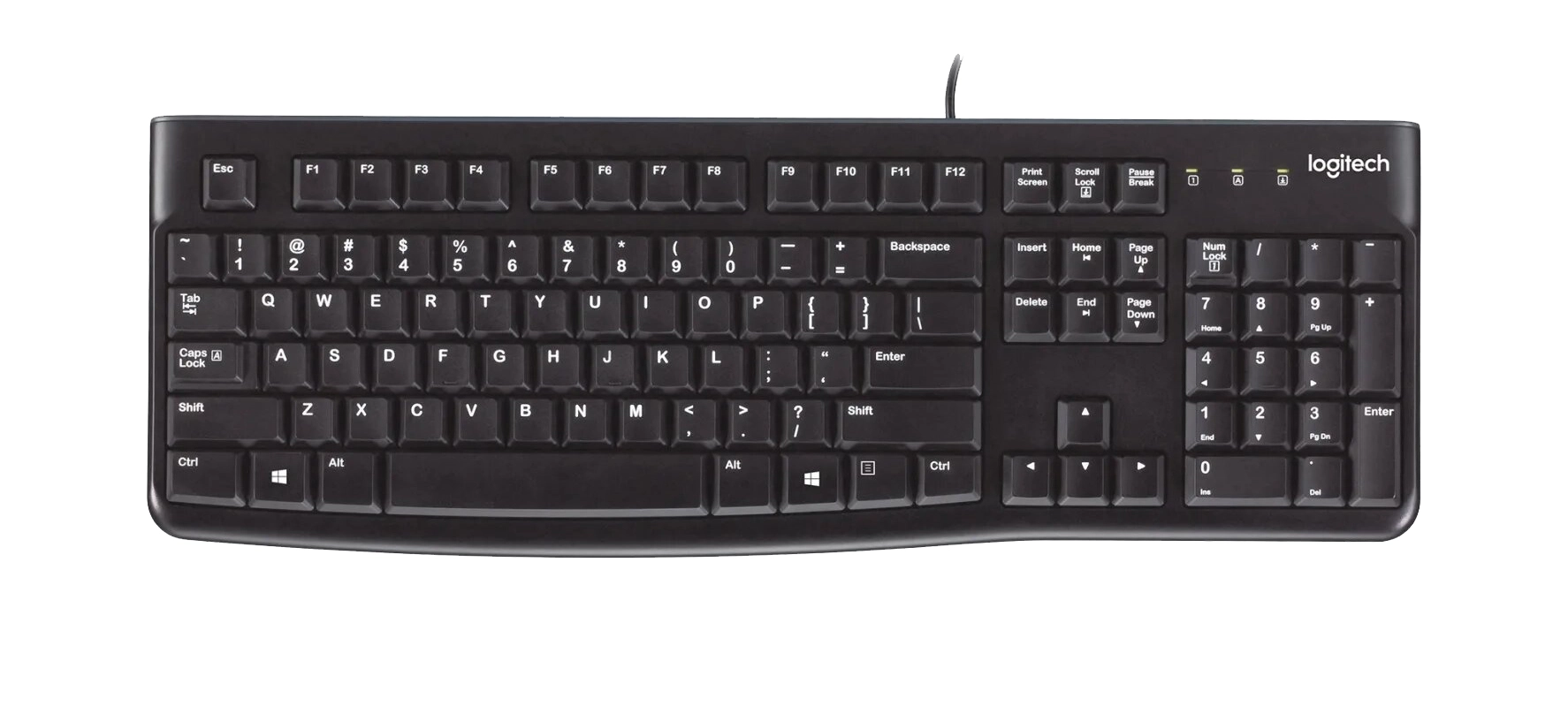 Logitech K120 ar vadu tastatūra