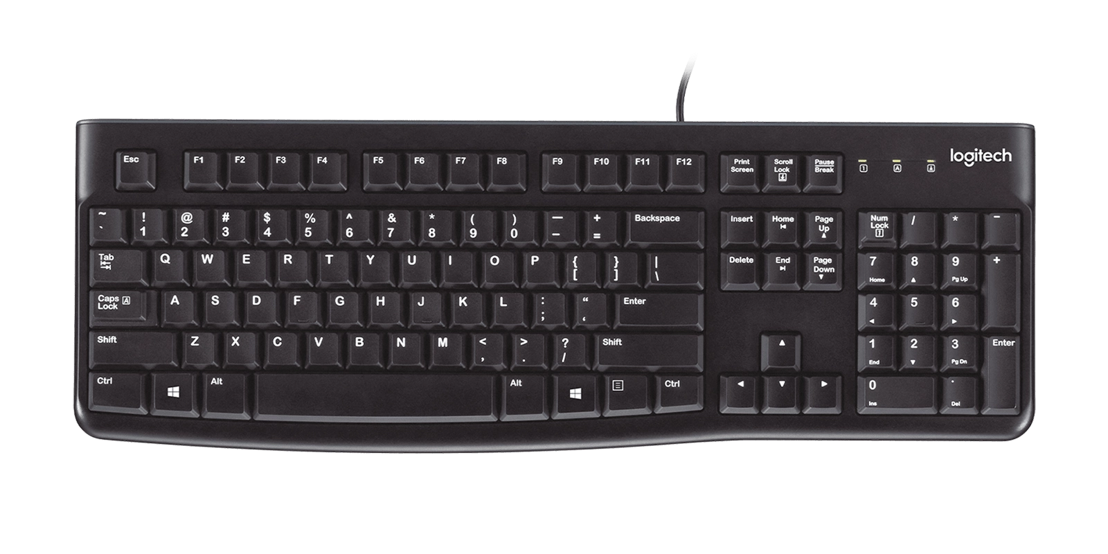 Logitech 920-002499 tastatūra Universāls USB QWERTY Spāņu Melns