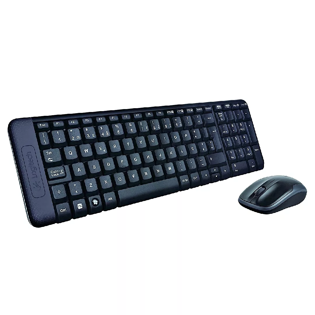 Logitech Wireless Combo MK220 tastatūra Pele iekļauta Birojs USB Spāņu Melns
