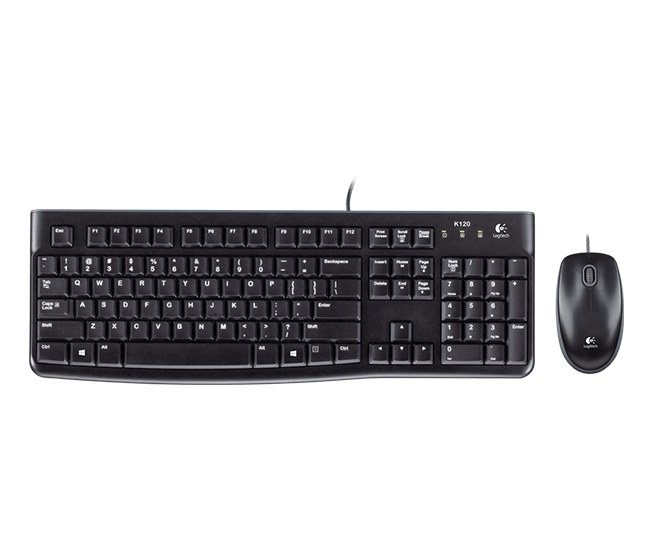 Logitech Desktop MK120 keyboard Mouse included