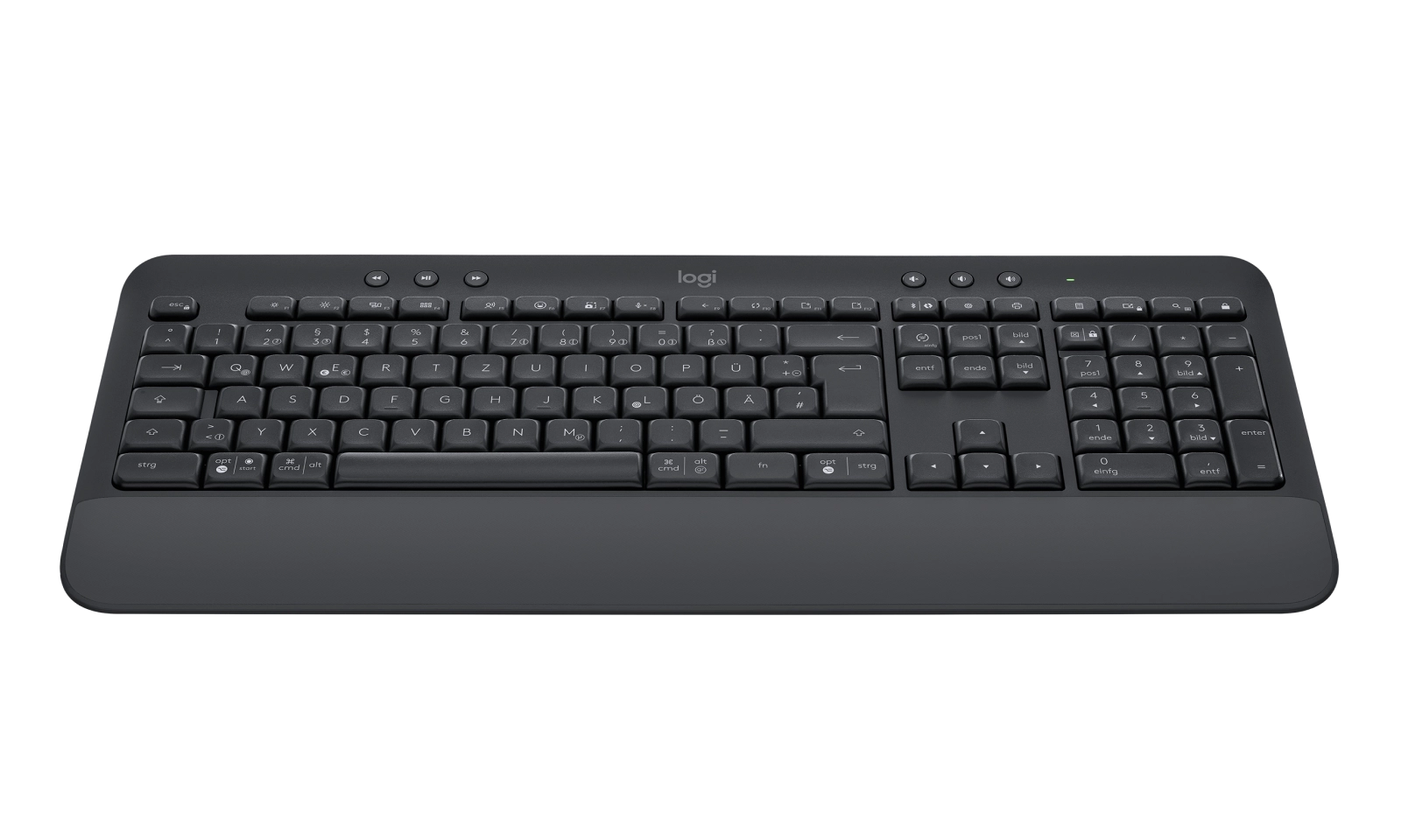 Logitech 920-010913 tastatūra Birojs Bluetooth sistēma QWERTZ Vācu Grafīts