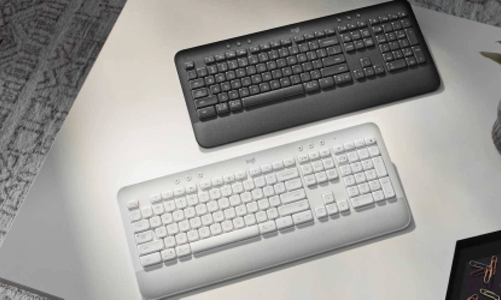 Logitech 920-010920 tastatūra Birojs Bluetooth sistēma AZERTY Beļģijas Grafīts