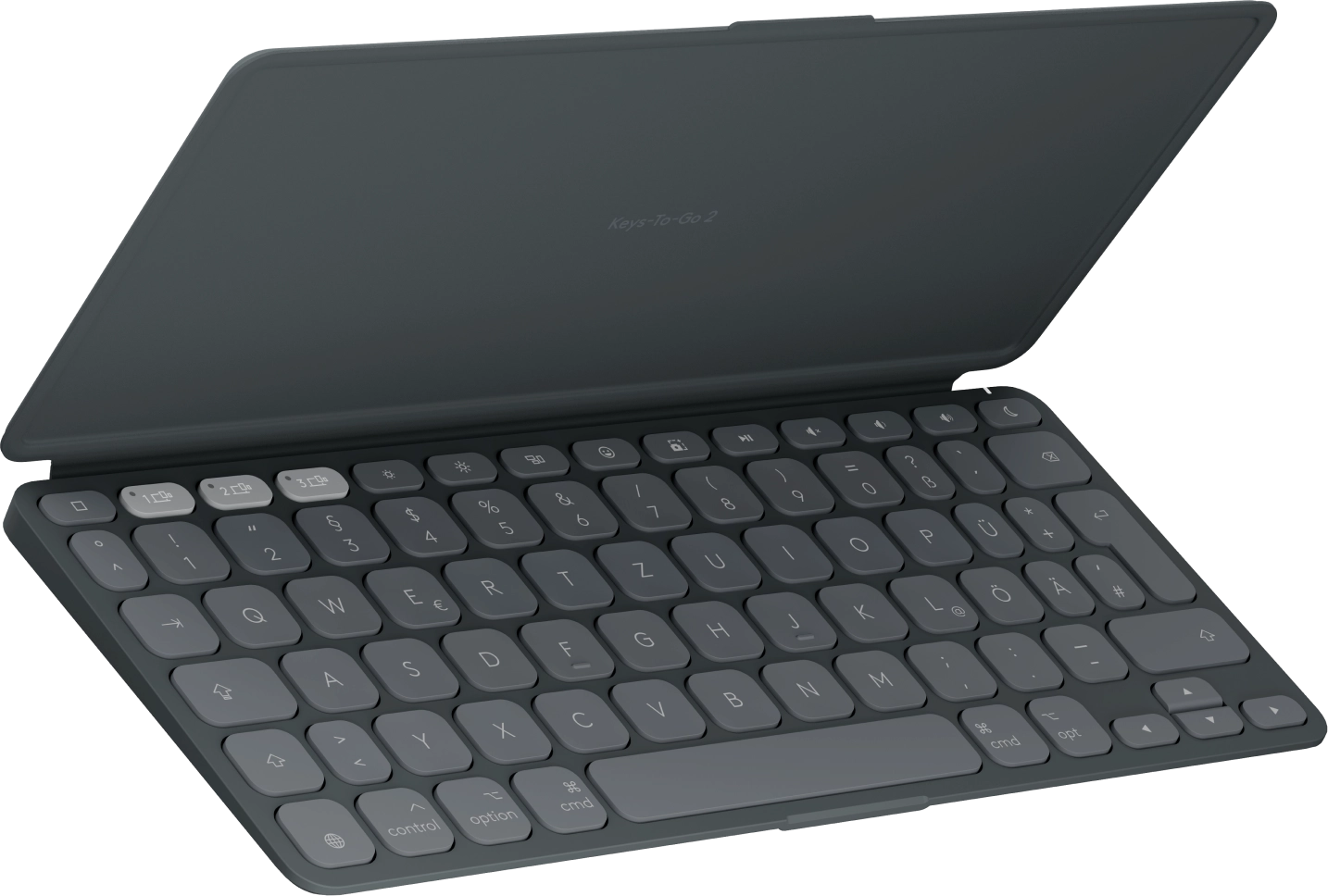 Logitech 920-013004 tastatūra Universāls Bluetooth sistēma QWERTZ Vācu Grafīts