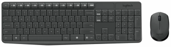 LOGITECH MK235 Wireless KeyboardMouse GREY US