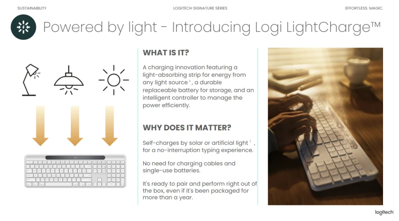 Logitech Signature Slim Solar+ K980 for