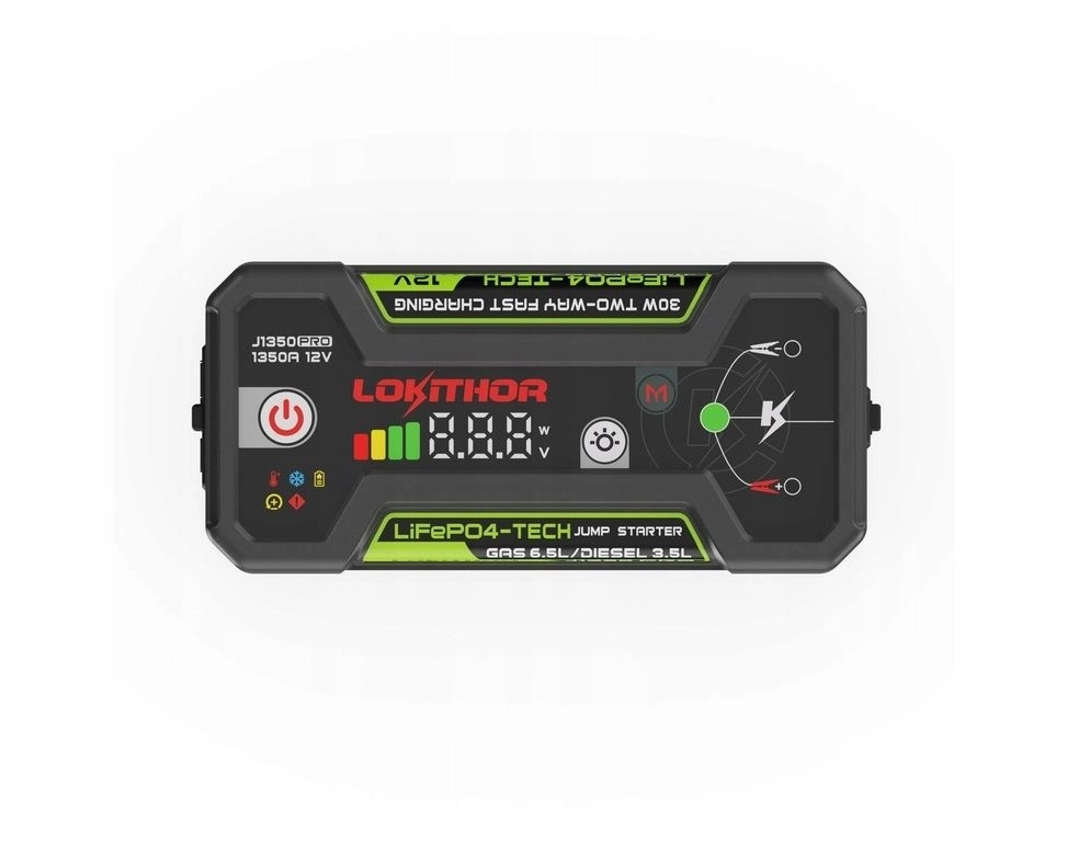 LOKITHOR J1350 Pro 25.6Wh starting