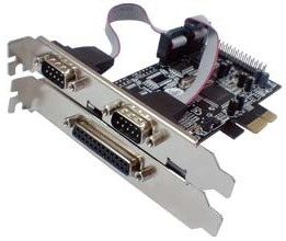 Longshine Serial Parallel PCIe Card interfeisa