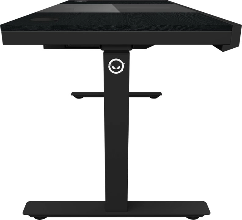 Dual-motor sit/stand adjustable-height gaming desk with