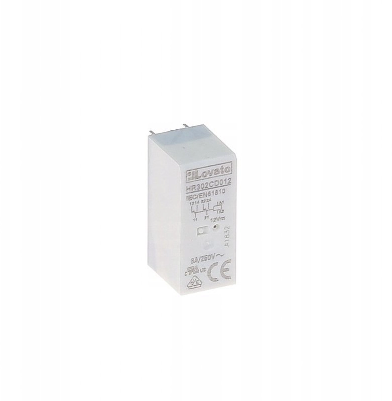 Lovato Electric Miniature relay 2P 8A
