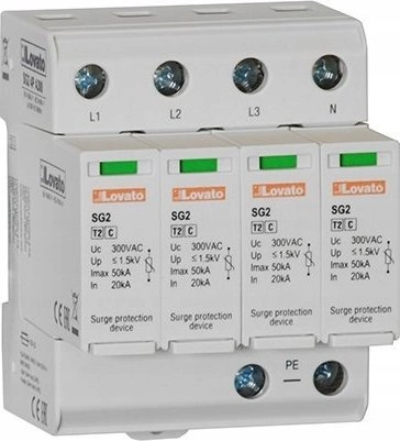 Lovato Electric Surge arrester  4 poles