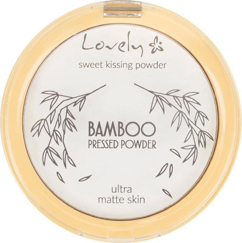 Lovely Bamboo Pressed Powder transparent mattifying