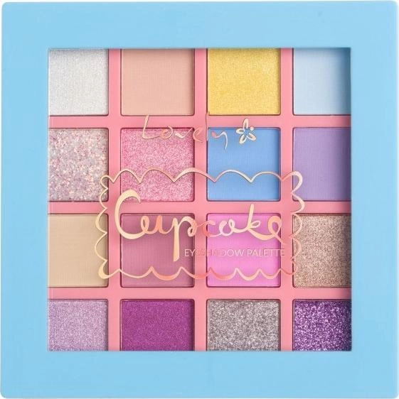 Lovely LOVELY_Cupcake Eyeshadow Palette palette of