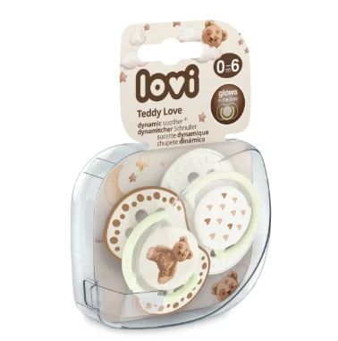 Canpol LOVI dynamic silicone pacifier Teddy
